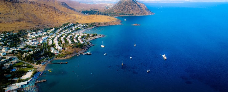 Bodrum Peninsula in Turkey