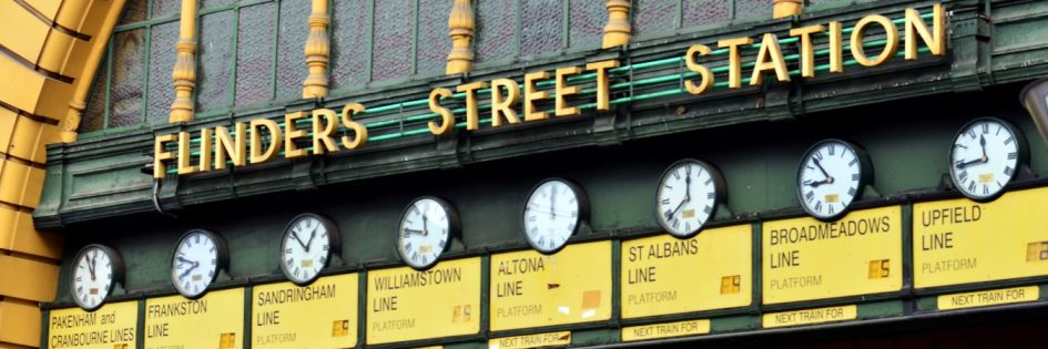 Historic Railway Station In Melbourne