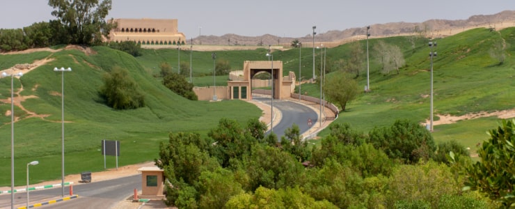 Mubazzarah Park in Green