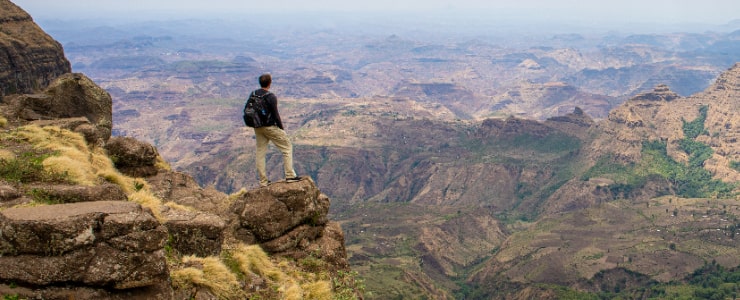 Trekking in the Simien Mountains