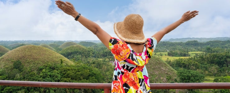 Hike up to the Chocolate Hills