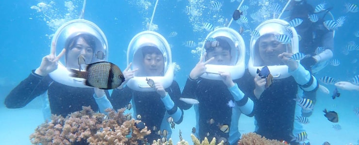 Helmet Dive in Borocay