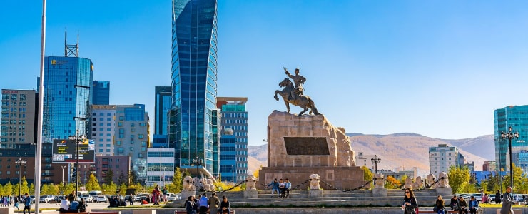 visistors in mongolia