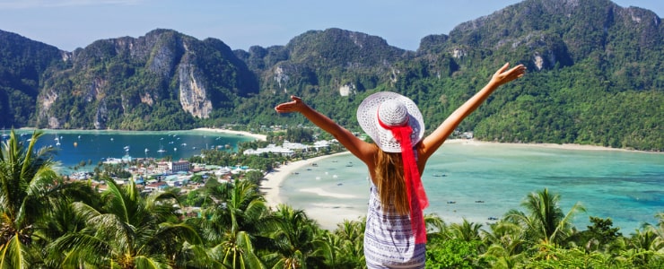 Climb Up to the Phi Phi Viewpoint  