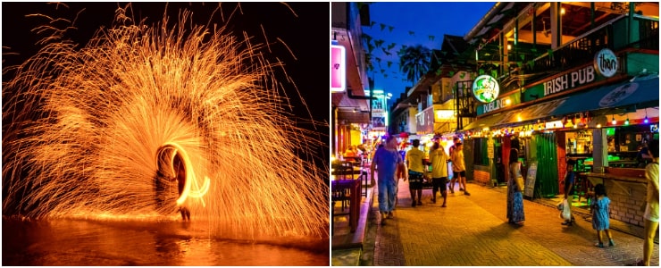 night life in phi phi island