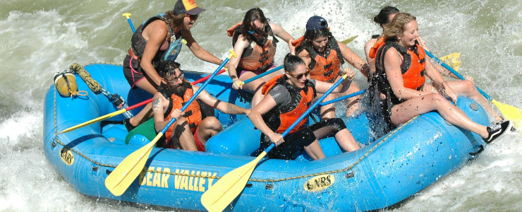 whitewater rafting trip