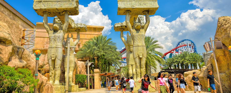 Ancient Egypt Zone in Universal Studios Singapore