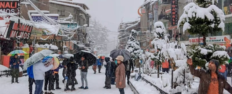 Snow in Shimla