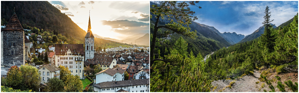 Lugares para visitar en Graubünden