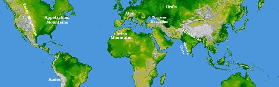 Key Mountain Ranges