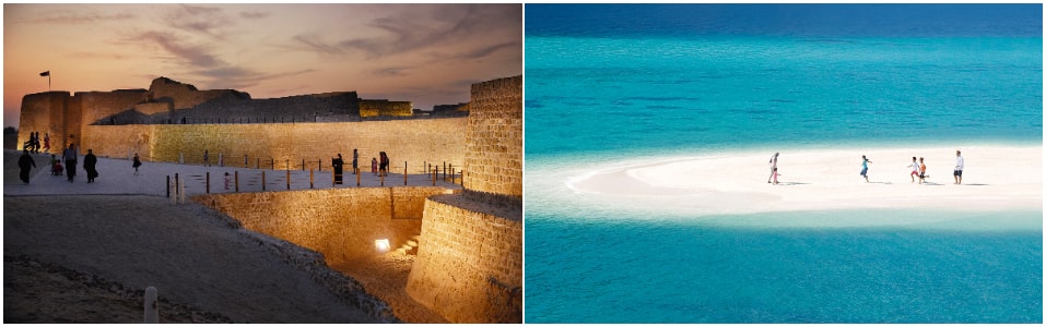 Bahrain Fort And Jarada Island