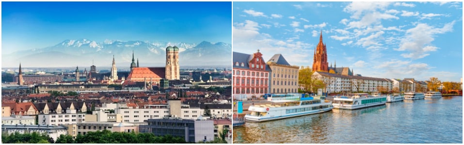 2 Nights & 3 Days Itinerary Munich and Frankfurt